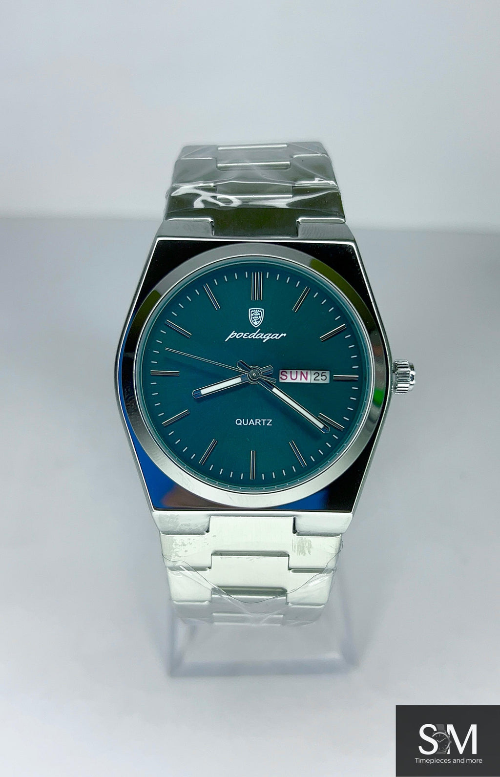 POEDAGAR 930 Luxury Men's Quartz Watch – Emerald Green