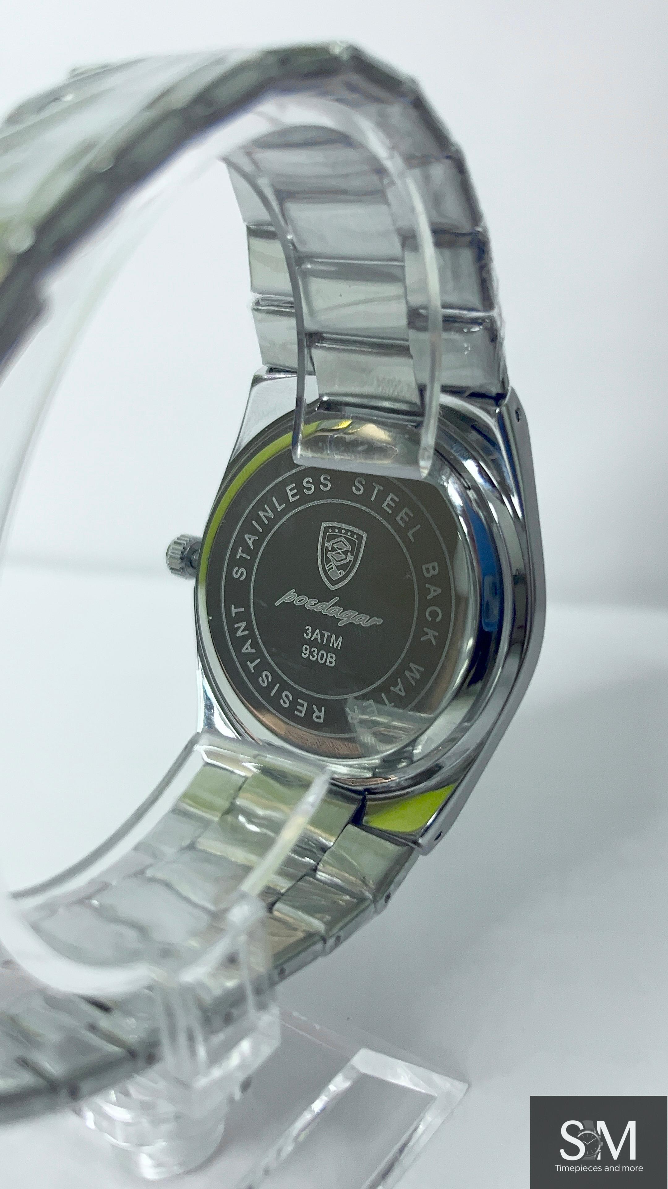 POEDAGAR 930 Luxury Men's Quartz Watch – Deep Navy Blue