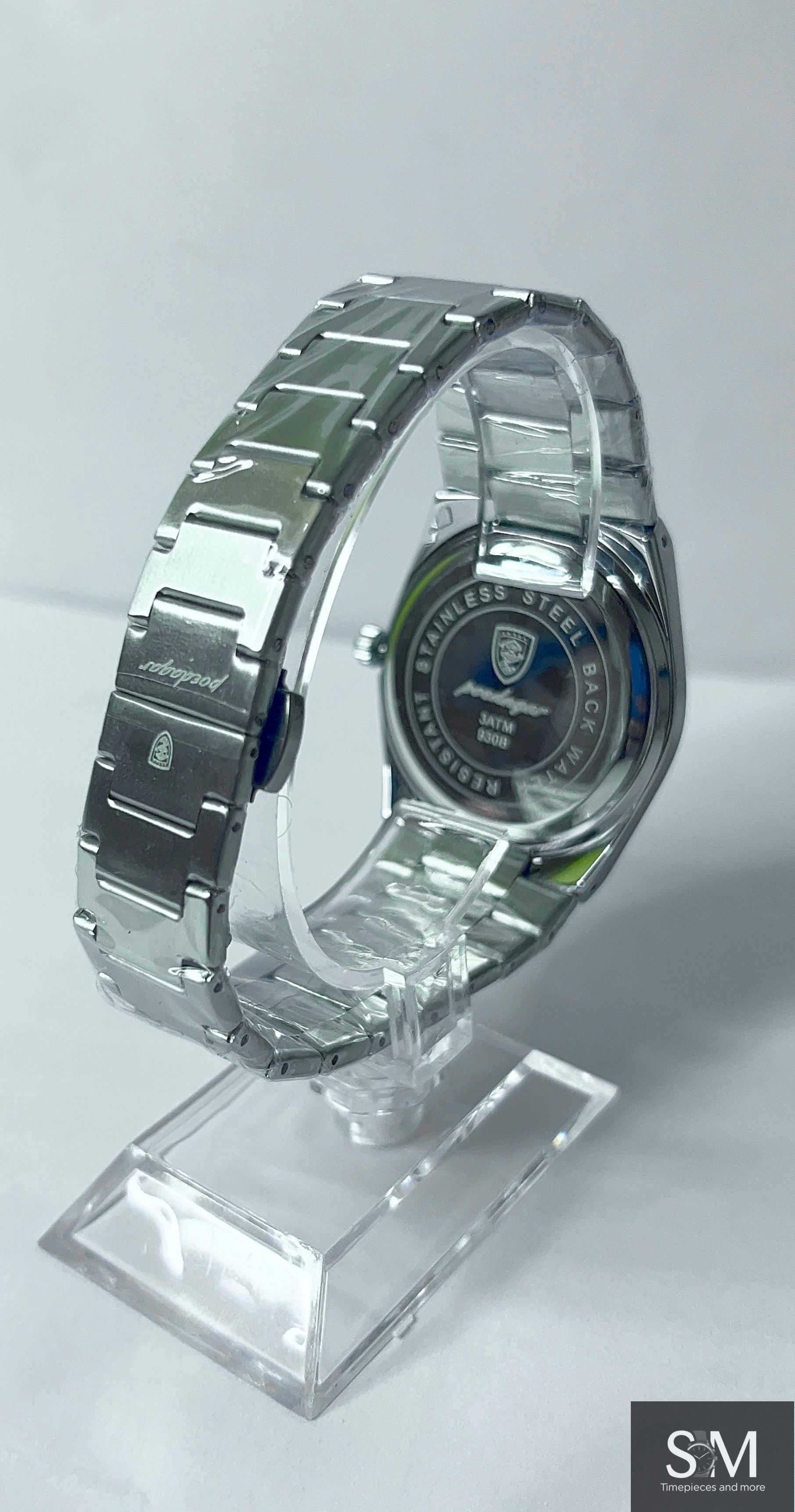 POEDAGAR 930 Luxury Men's Quartz Watch – Deep Navy Blue