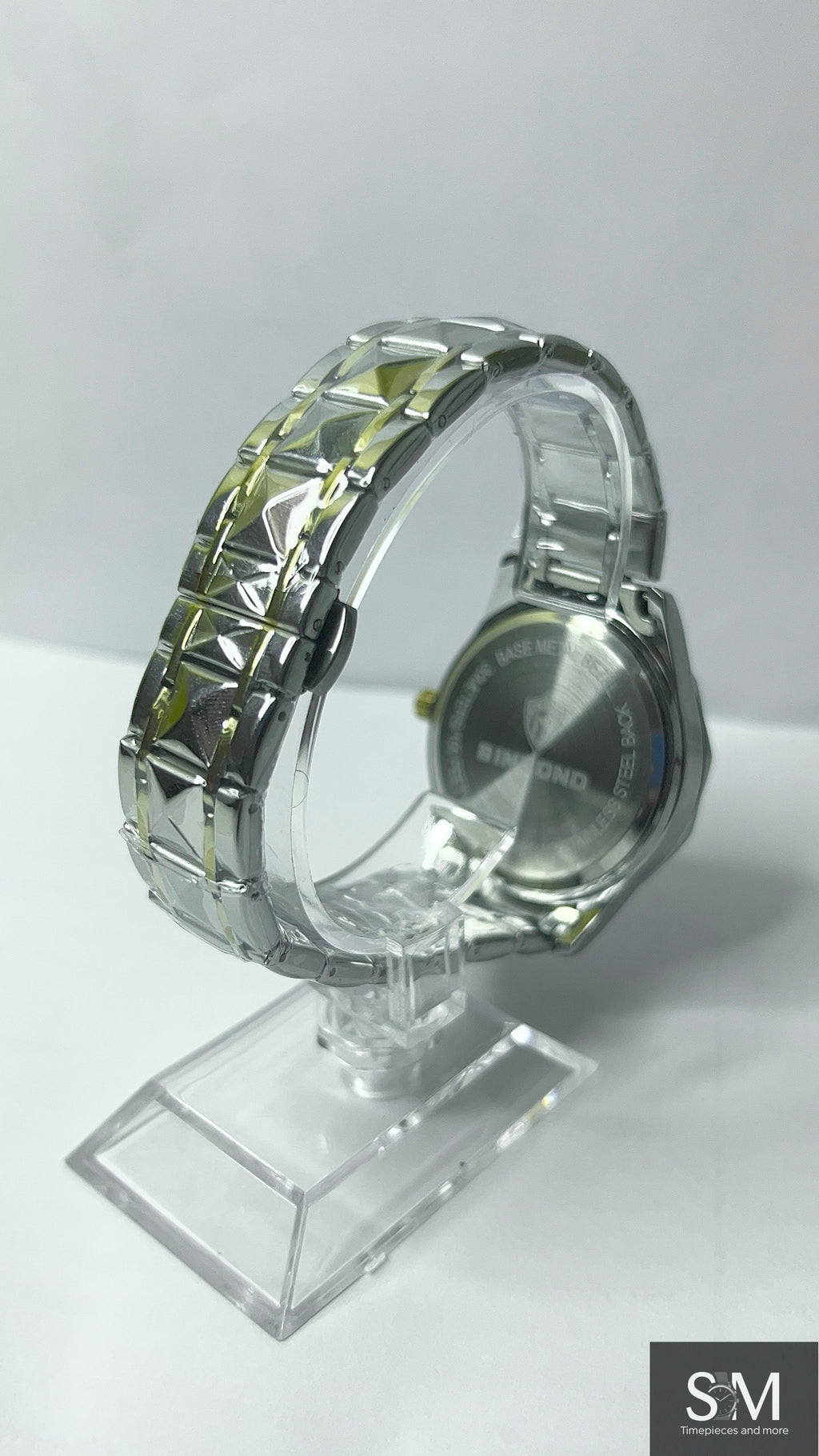 Binbond Royal Blue & Gold Stainless Steel Quartz Watch
