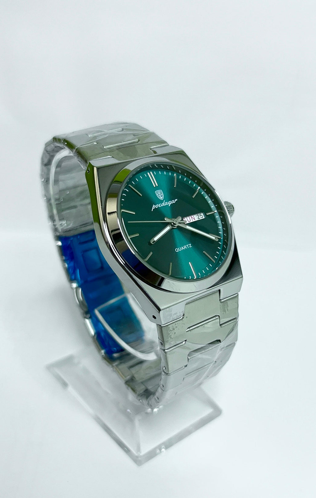 POEDAGAR 930 Luxury Men's Quartz Watch – Emerald Green